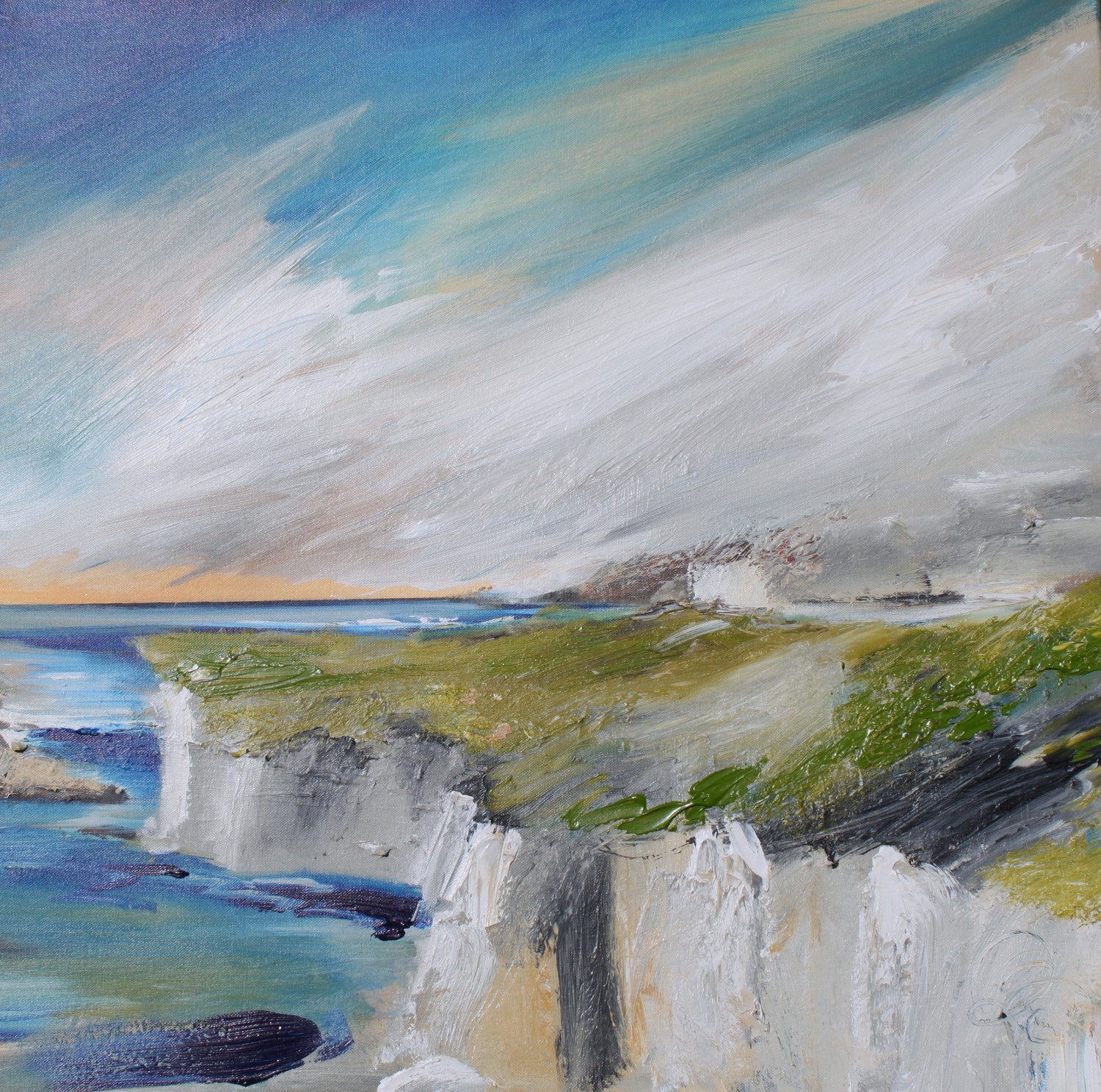 'Blustery at the Cliffs' by artist Rosanne Barr